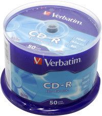 Диск CD-R Verbatim 700Mb 52x  43351
