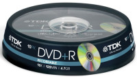 Диск TDK DVD+R 4.7Gb 16x   t19442