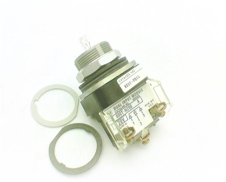 ALLEN BRADLEY 800T-PD16G 30.5MM TYPE 4/13 PILOT LIGHT, XFMR ALLEN BRADLEY 800T-PD16G 30.5MM TYPE 4/13 PILOT LIGHT, XFMR
