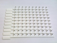 ALLEN BRADLEY 1492-MP-T 1492 MARKING CARD, SINGLE DIGIT SNAP-IN MARKERS, 0
