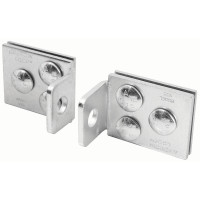 AMERICAN LOCK A535 (PRICE/BOX, 6EA/BOX) CENTERED HOLE HASP W/MOUNTING HARDWARE