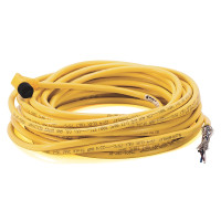 ALLEN BRADLEY 889D-R4EC-10 CONNECTION SYSTEM, DC MICRO, CORDSET, 4 PIN, RIGHT ANGLE FEMALE YELLOW PVC, BRAIDED, 22AWG, 10 M