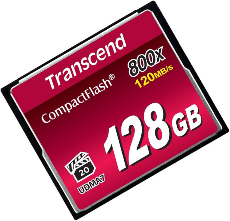Носитель TRANSCEND 128GB CF Card TS128GCF800 Носитель TRANSCEND 128GB CF Card TS128GCF800