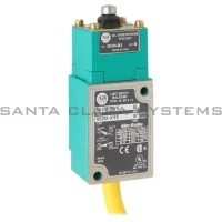 ALLEN BRADLEY 802M-BY5 LIMIT SWITCH, PRE-WIRED FACTORY SEALED, COMPLETE SWITCH, TOP PUSH ROD, 2-CIRCUIT, 1.52M (5FT) LENGTH STO CABLE