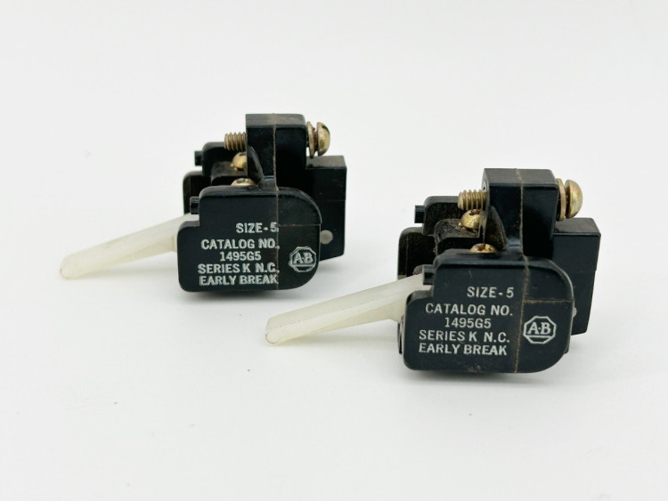 ALLEN BRADLEY 1495-G5 AUXILIARY CONTACT 1NC EARLY BREAK SIZE5 600VAC ALLEN BRADLEY 1495-G5 AUXILIARY CONTACT 1NC EARLY BREAK SIZE5 600VAC