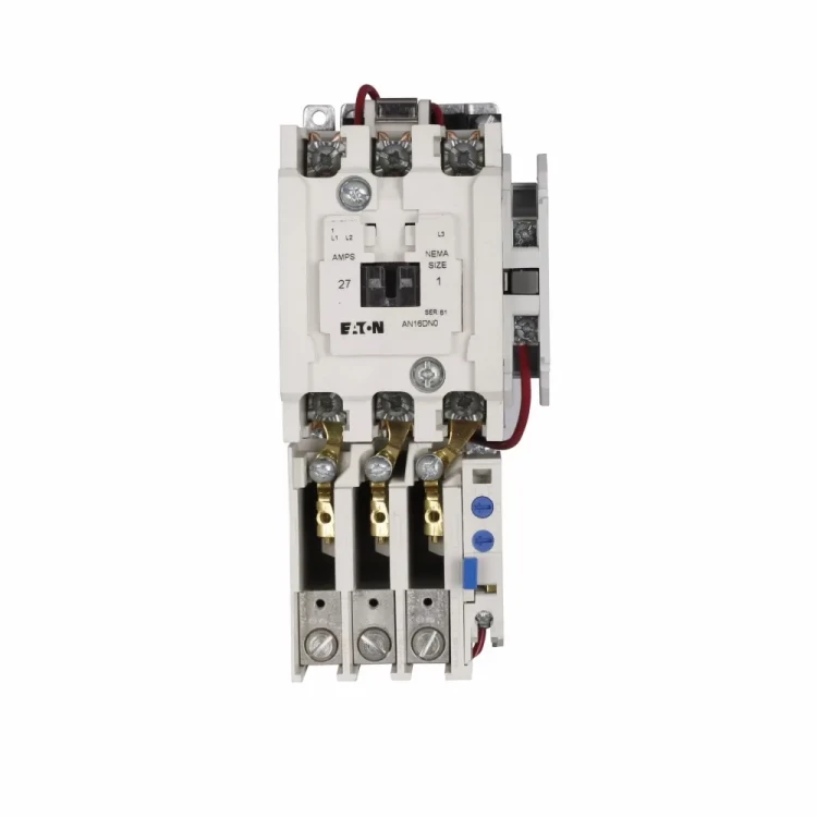 EATON CORPORATION AN16-DN0AB STARTER 27AMP 3POLE 120/110VAC NEMA1 NON-REVERSE EATON CORPORATION AN16-DN0AB STARTER 27AMP 3POLE 120/110VAC NEMA1 NON-REVERSE