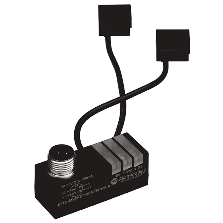ALLEN BRADLEY 871D-MW2GP200B-D4 DC, PNP, WORLDCLAMP, 2MM, SH, 2-NO, MICRO, 200MM LEADS, SM CHICKLET ALLEN BRADLEY 871D-MW2GP200B-D4 DC, PNP, WORLDCLAMP, 2MM, SH, 2-NO, MICRO, 200MM LEADS, SM CHICKLET