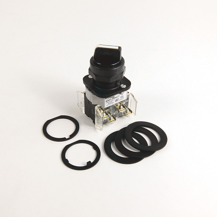 ALLEN BRADLEY 800H-JR2KC1 30.5MM TYPE 4/4X/13 3 POS. SEL. SWITCH-NON-ILLUM., WHITE, STD. KNOB MAINT. ALLEN BRADLEY 800H-JR2KC1 30.5MM TYPE 4/4X/13 3 POS. SEL. SWITCH-NON-ILLUM., WHITE, STD. KNOB MAINT.