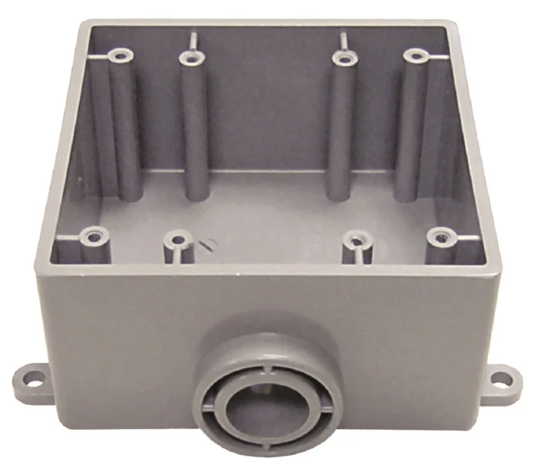 FIXTURE CONDUIT EXTENSION BOX / GRAY FIXTURE CONDUIT EXTENSION BOX / GRAY