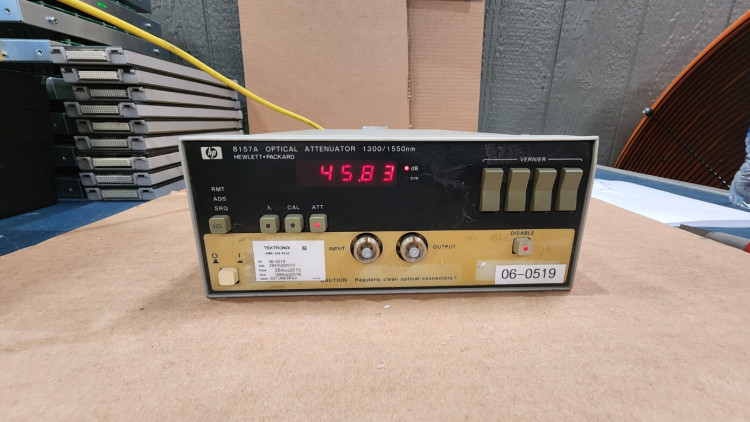 AGILENT 8157A ATTENUATOR OPTICAL AGILENT 8157A ATTENUATOR OPTICAL