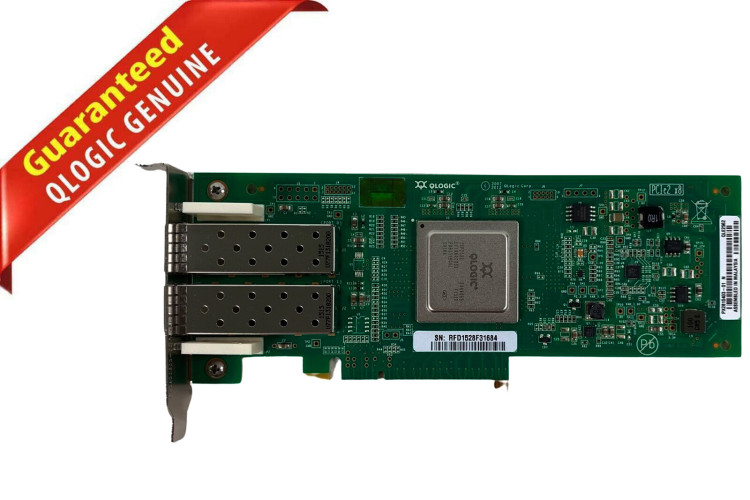 Qlogic QLE2562, 8Gb dual port Fibre Channel HBA Qlogic QLE2562, 8Gb dual port Fibre Channel HBA
