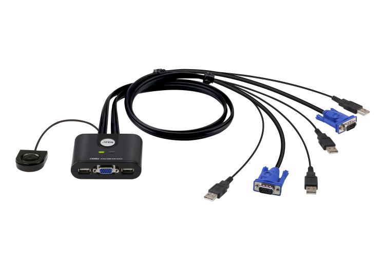 KVM-оборудование ATEN 2 PORT USB KVM Switch.,