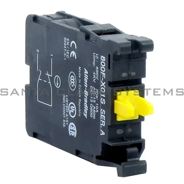 ALLEN BRADLEY 800C-X01 AUXILIARY CONTACT NC 600VAC