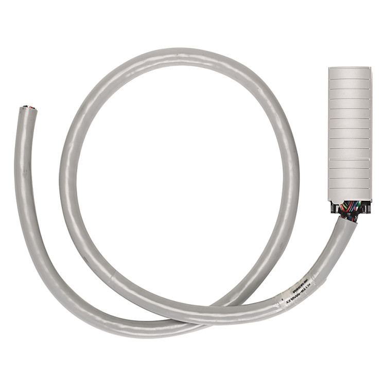 ALLEN BRADLEY 1492-CABLE025T-BCH PRE-WIRED CABLE FOR DIGITAL I/O MODULES, CABLE TYPE TBCH, 40 CONDUCTOR (4 NOT CONNECTED TO THE RTB), 18 AWG, W/ 1756-TBCH CONNECTOR, 2.5 METER (8.2 FEET) ALLEN BRADLEY 1492-CABLE025T-BCH PRE-WIRED CABLE FOR DIGITAL I/O MODULES, CABLE TYPE TBCH, 40 CONDUCTOR (4 NOT CONNECTED TO THE RTB), 18 AWG, W/ 1756-TBCH CONNECTOR, 2.5 METER (8.2 FEET)