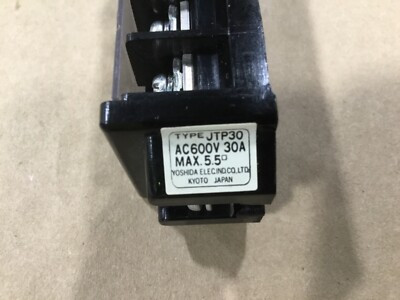 YOSHIDA ELECTRIC JTP30  TERMINAL RAIL 30AMP 600VAC