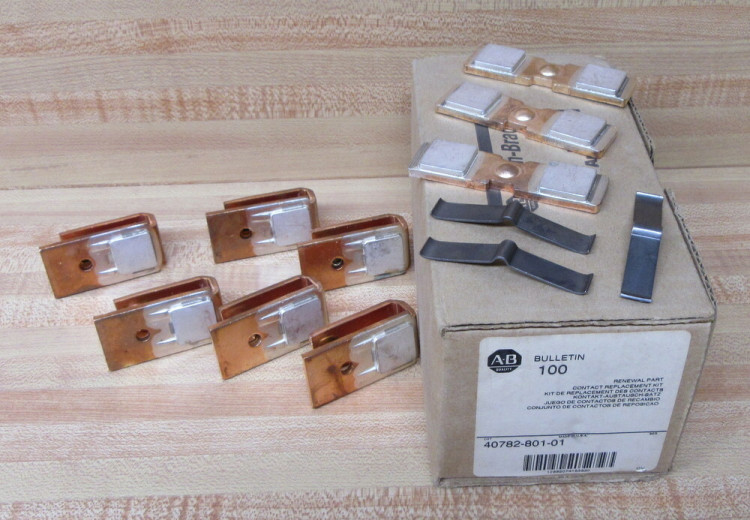 ALLEN BRADLEY 40782-801-01 KIT,THREE POLE CONTACT FOR CONTACTOR OR STARTER ALLEN BRADLEY 40782-801-01 KIT,THREE POLE CONTACT FOR CONTACTOR OR STARTER