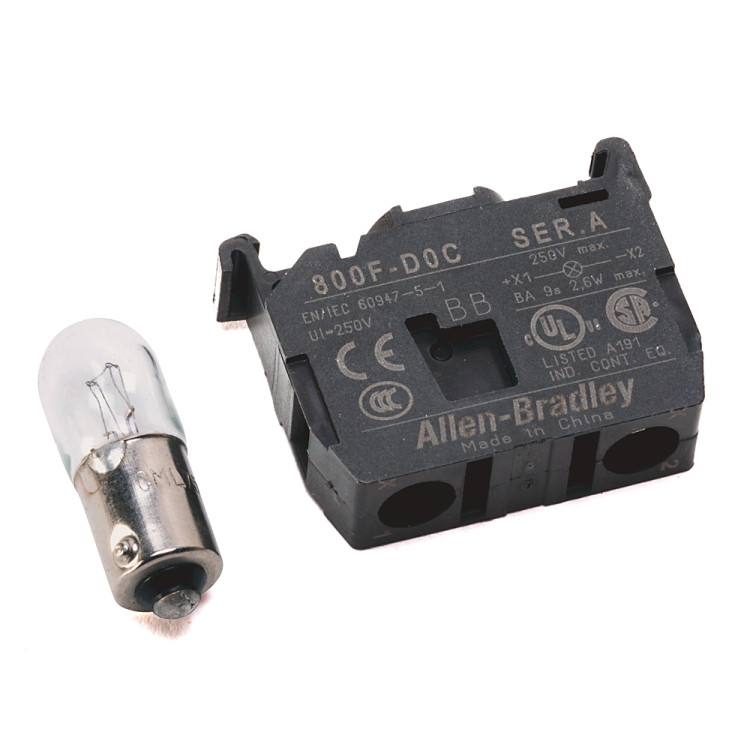 ALLEN BRADLEY 800F-D4C INCANDESCENT MODULE - LATCH MOUNT, 48V AC/DC, PQ = 10 PIECES ALLEN BRADLEY 800F-D4C INCANDESCENT MODULE - LATCH MOUNT, 48V AC/DC, PQ = 10 PIECES