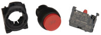 ALLEN BRADLEY 198-MS3 IEC PUSH BUTTON, "START-STOP" PUSH BUTTON - FLUSH GREEN I/START, EXTENDED RED O/STOP