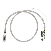 ALLEN BRADLEY 1492 ACABLE-050C PRE-WIRED CABLE FOR ANALOG I/O MODULES, CABLE TYPE C, 9 TWISTED PAIR (1 PAIR NOT CONNECTED TO I/O MODULE), 22 AWG, W/ 1746-RT25G CONNECTOR, 5.0 METER (16.4 FEET)