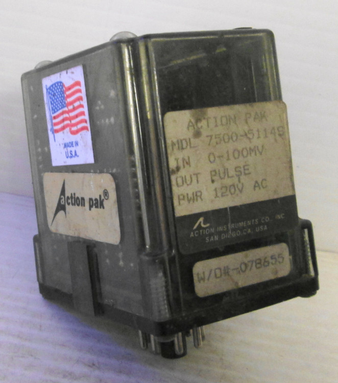 ACTION INSTRUMENTS 2011-102 RELAY 0-10VDC IN PULSE OUT 120VAC ACTION INSTRUMENTS 2011-102 RELAY 0-10VDC IN PULSE OUT 120VAC