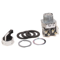 ALLEN BRADLEY 800T-H17D1 30.5MM TYPE 4/13 2 POS SEL. SWITCH-NON-ILLUM., WHITE, KNOB LEVER MAINT., 1 NO