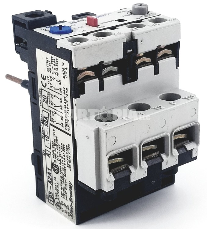 ALLEN BRADLEY 193-A2A1 OVERLOAD RELAY 0.1-0.32AMP 600VAC ALLEN BRADLEY 193-A2A1 OVERLOAD RELAY 0.1-0.32AMP 600VAC