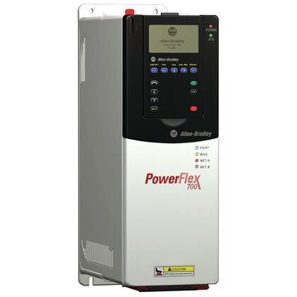 ALLEN BRADLEY 20BD125A0ANNANC0NNAD AC DRIVE POWERFLEX 700, 480V, 3PH, 125A, 100HP, NEMA1, EMC, I/O, VC