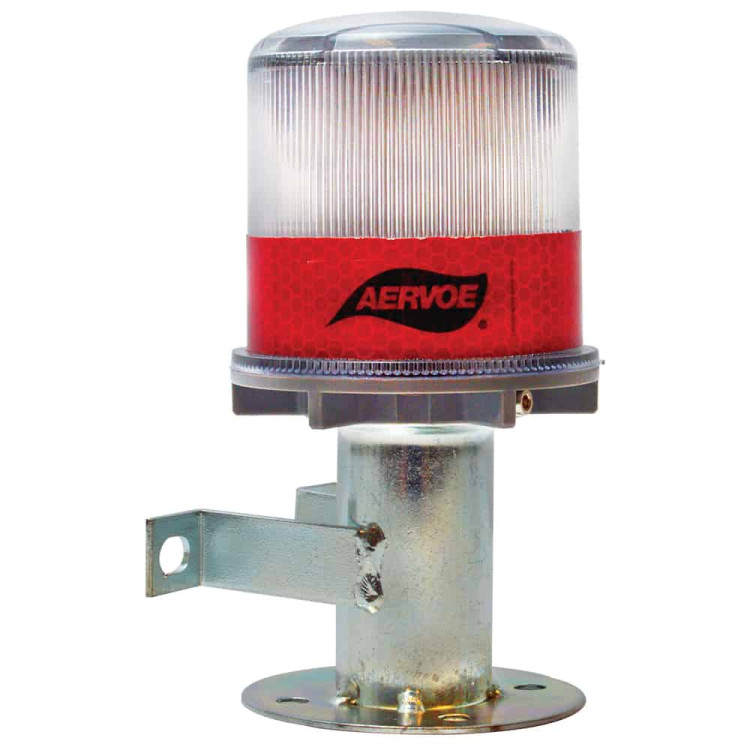 AERVOE INDUSTRIES 1197 SOLAR STROBE/SIGNAL LIGHT [RED]