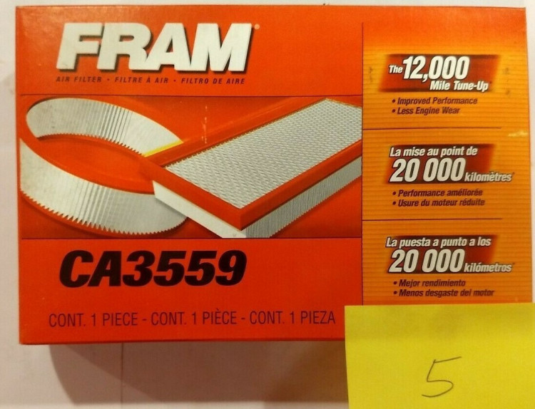 FRAM AIR FILTER FLEXIBLE PANEL FRAM AIR FILTER FLEXIBLE PANEL