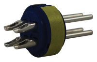AMPHENOL 97-12S-3P CIRCULAR INSERT, PIN, 2WAY, SOLDER; SERIES:97; FOR USE WITH:AMPHENOL 97 SERIES CIRCULAR CONNECTORS; INSERT ARRANGEMENT:12S-3; NO. OF CONTACTS:2; CONNE