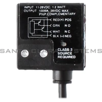 ALLEN BRADLEY 42SMU-7251-QD PHOTOELECTRIC SENSORS, CLEARSIGHT, MINIATURE RECTANGULAR, MINIATURE RECTANGULAR, LINEAR POLARIZED SENSOR, SENSING RANGE 1.5 M, 11 - 28 VDC, PNP, COMPLEMENTARY OUTPUTS, QD 4 PIN MICRO