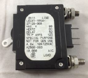 AIRPAX LELK1-1RS4-27129-948 CIRCUIT PROTECTOR, HYD-MAG, 1P, 125V, 20A; NO. OF POLES:1; DIELECTRIC STRENGTH:3.75KV; SERIES:LEL; CIRCUIT BREAKER MOUNTING:PANEL ;ROHS COMPLIANT: YES AIRPAX LELK1-1RS4-27129-948 CIRCUIT PROTECTOR, HYD-MAG, 1P, 125V, 20A; NO. OF POLES:1; DIELECTRIC STRENGTH:3.75KV; SERIES:LEL; CIRCUIT BREAKER MOUNTING:PANEL ;ROHS COMPLIANT: YES