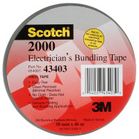 3M 2000-50MMX46M PKG QTY 12 ELEC DUCT TAPE