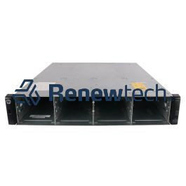 HP P2000 Dual I/O LFF 12 Disk Enclosure (up to 7 disk encl w/ P2000 G3, used with LFF or SFF array head, w/ 2x0.5m miniSAS cables)