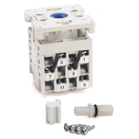 ALLEN BRADLEY 194L-A25-1752 CONTROL AND LOAD SWITCH, BASE/DIN-RAIL MOUNTING, 25A, ON-OFF SWITCH, 90 DEGREES, 0-1, 0H.9, 2 POLES