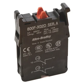 ALLEN BRADLEY 800-AK2ABLC CONTACT BLOCK 2NO/2NC 600V MAX ALLEN BRADLEY 800-AK2ABLC CONTACT BLOCK 2NO/2NC 600V MAX