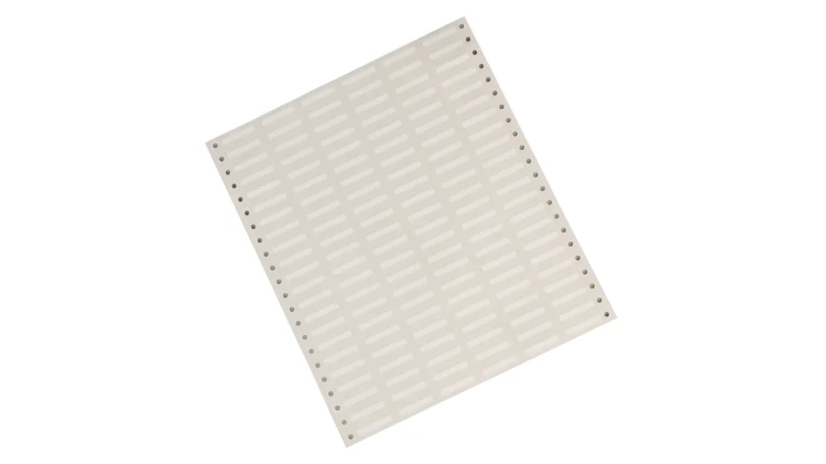 ALLEN BRADLEY 1492-N43 ADHESIVE LABELS (1 SHEET, 132 LABELS PER SHEET), P ALLEN BRADLEY 1492-N43 ADHESIVE LABELS (1 SHEET, 132 LABELS PER SHEET), P