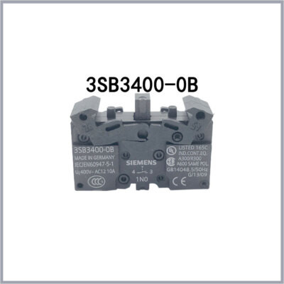 SIEMENS 3SB3-400-0B SWITCHING ELEMENT WITH 1 SWITCHING ELEMENT, 1 SCREW TERMINAL FOR FRONT PANEL MOUNTING SIEMENS 3SB3-400-0B SWITCHING ELEMENT WITH 1 SWITCHING ELEMENT, 1 SCREW TERMINAL FOR FRONT PANEL MOUNTING