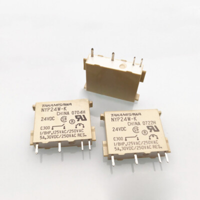 TAKAMISAWA NYP24W-K  RELAY 24V - CONTACT 5A / 250V