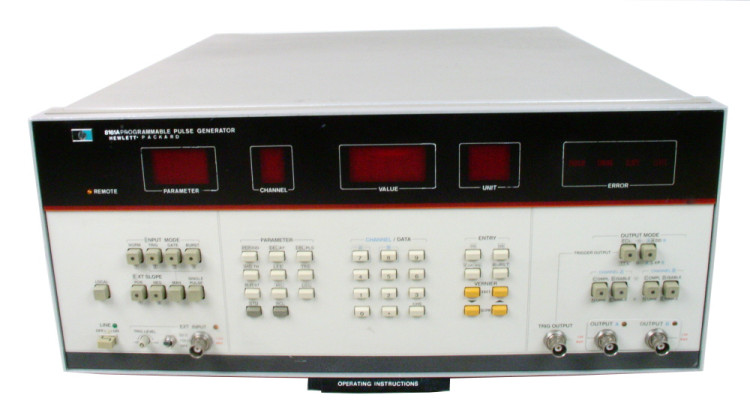 AGILENT 8161A PULSE GENERATOR AGILENT 8161A PULSE GENERATOR