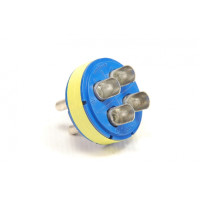 AMPHENOL 97-32-17P 97 SERIES SOLDER TYPE INSERTS, BODY STYLE, CRIMP/SOLDER TERMINATION, 32 SHELL SIZE, 32-17 INSERT ARRANGEMENT, GENDER, 4 CONTACTS