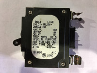 AIRPAX LMLC1-1RLS4-28524-1 CIRCUIT BREAKER 80VDC 1AMP