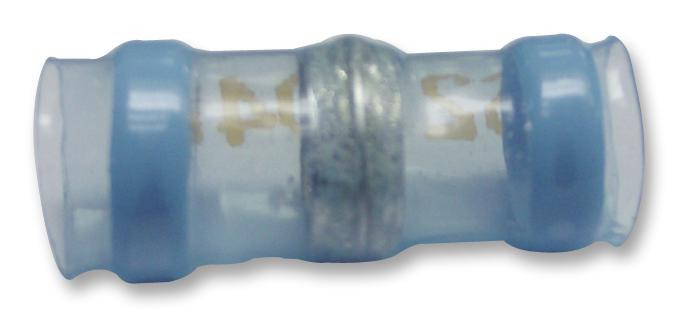 CABLE SHIELD TERMINATION, 4.3MM; CONNECTOR TYPE:TERMINATOR; SERIES:SOLDER SLEEVE; INSULATOR COLOUR:BLUE; TERMINATION METHOD:SOLDER; WIRE SIZE (AWG):22