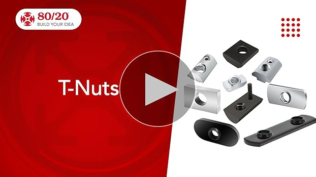80 20 40-3283 40 S 1/4-20 DROP IN T-NUT W/ FLEX HANDLE BLACK 80 20 40-3283 40 S 1/4-20 DROP IN T-NUT W/ FLEX HANDLE BLACK