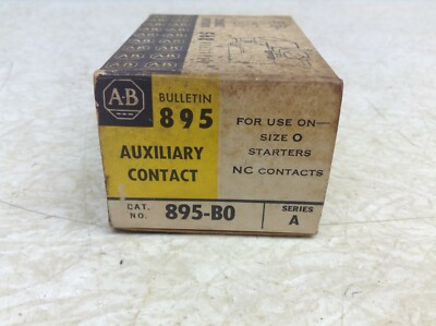 ALLEN BRADLEY 895-B0 CONTACT,AUXILIARYFOR DISCONNECT SWITCH