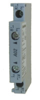 ALLEN BRADLEY 100-SA02 AUXILIARY CONTACT BLOCK, TO BULLETIN 100-C - CONTACTORS, SIDE MOUNTING, 2-POLE, 2 N.C.