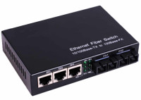 3 ports 10/100Baes-T(X)+2 ports 100Base-FX, Multi-mode, SC, ST optional, DC12-36V