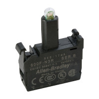 ALLEN BRADLEY 800F-PQ3B PLASTIC LATCH AND POWER MODULE, INTEGRATED LED, SPRING-CLAMP TERMINALS, 24 V AC/DC, BLUE LED