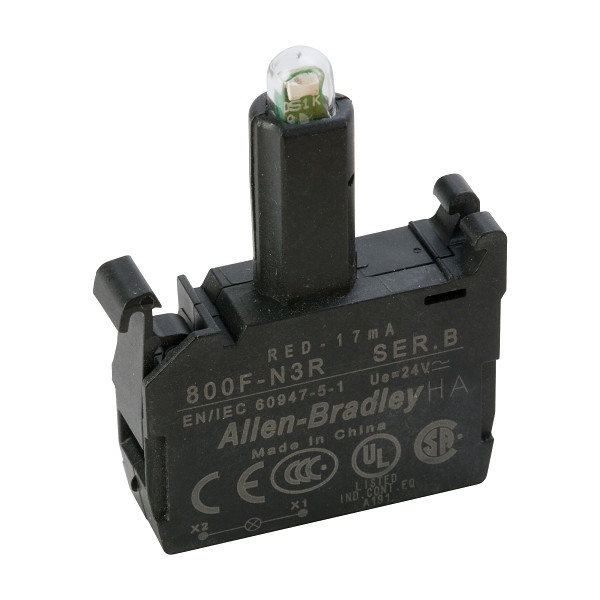 ALLEN BRADLEY 800F-PQ3B PLASTIC LATCH AND POWER MODULE, INTEGRATED LED, SPRING-CLAMP TERMINALS, 24 V AC/DC, BLUE LED ALLEN BRADLEY 800F-PQ3B PLASTIC LATCH AND POWER MODULE, INTEGRATED LED, SPRING-CLAMP TERMINALS, 24 V AC/DC, BLUE LED