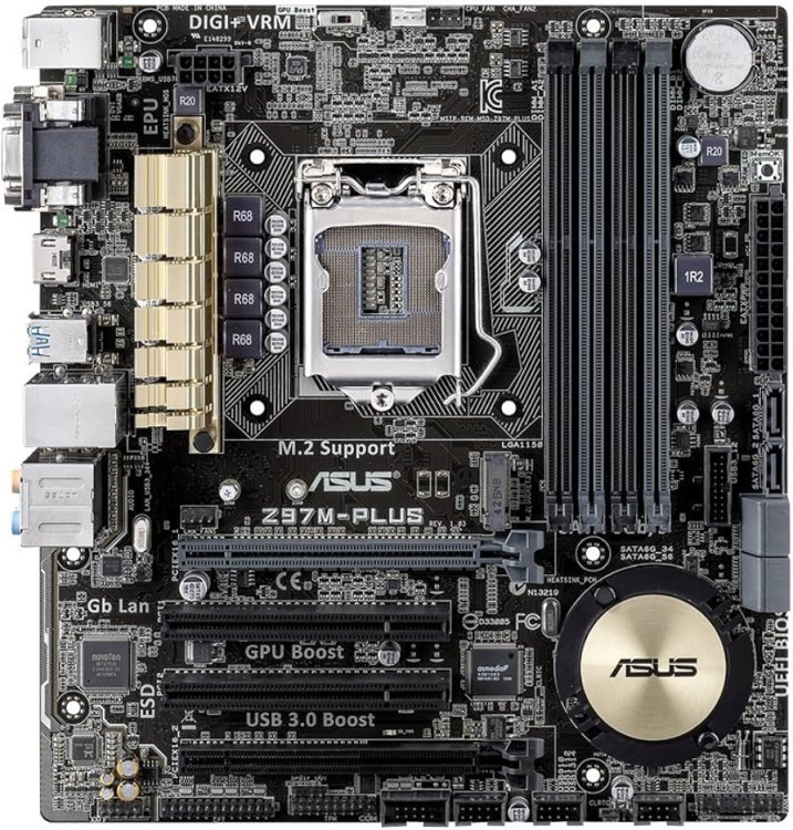 Материнская плата Asus Z97M-PLUS Socket-1150 Z97M-PLUS Материнская плата Asus Z97M-PLUS Socket-1150 Z97M-PLUS
